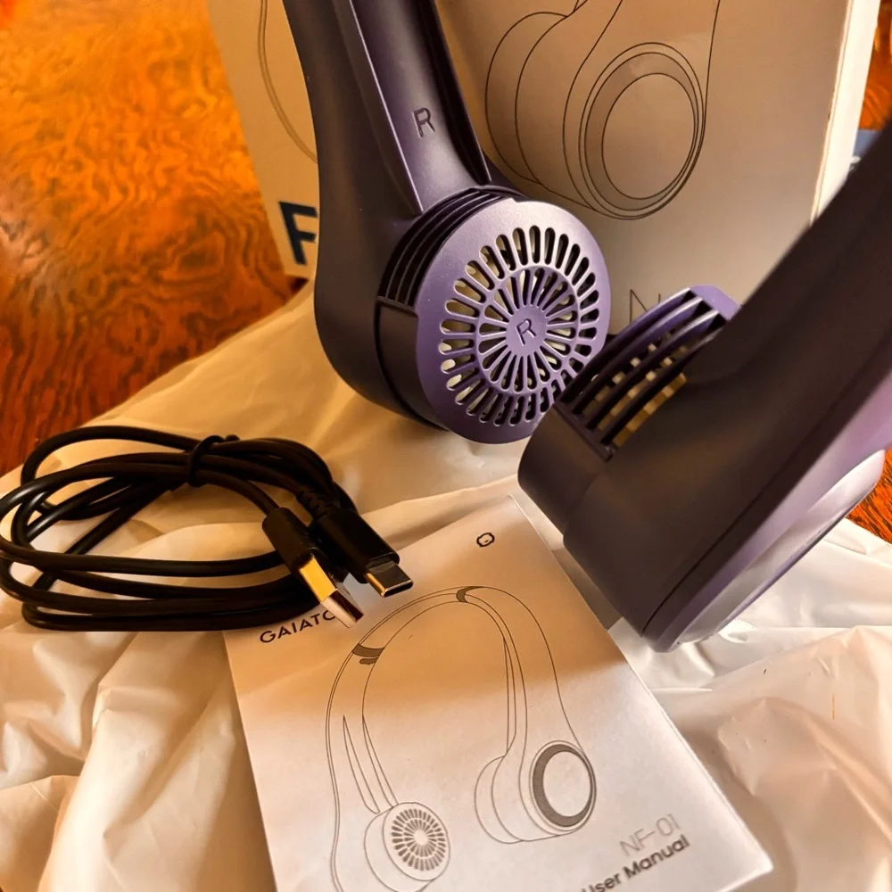 NEW Portable Neck Fan - Picture 2 of 11